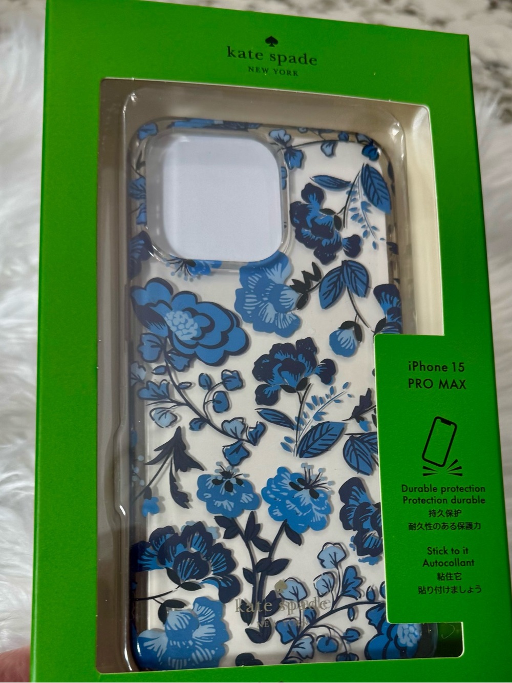kate spade Blue Floral iPhone 15 Pro Max Case